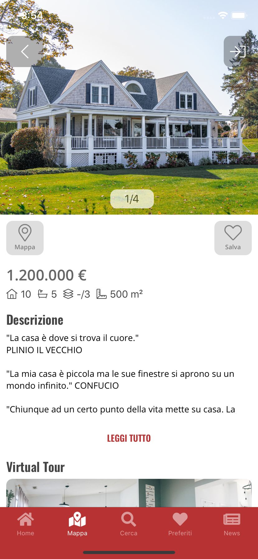Real Estate QR Dettaglio annuncio immobiliare